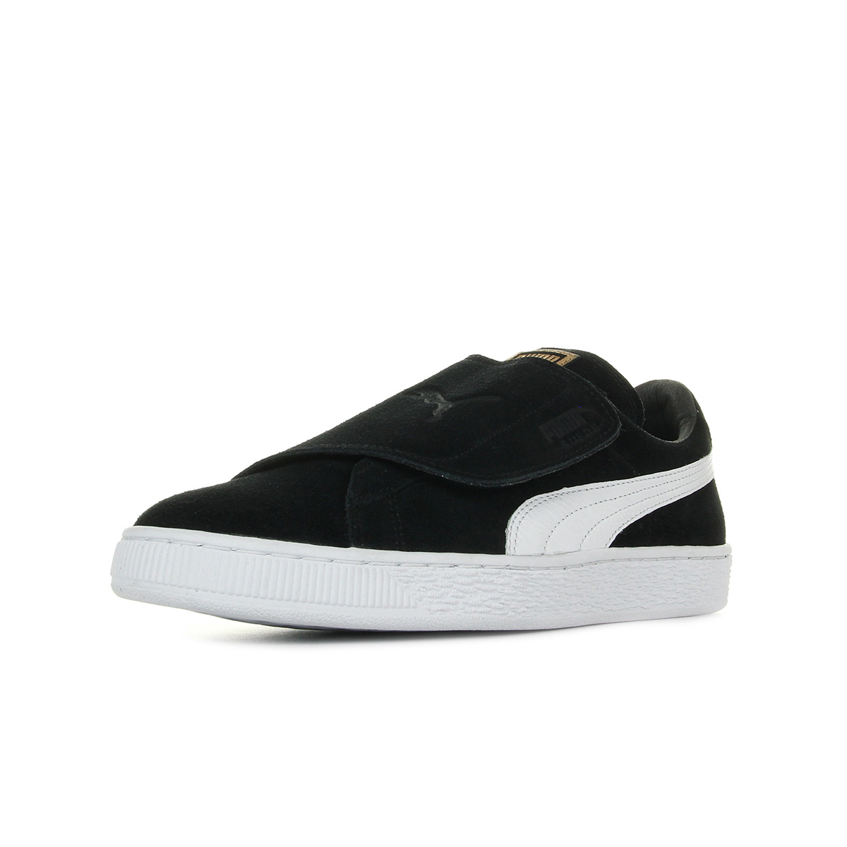 Chaussures Baskets Puma unisexe Suede Wrap taille Noir Noire Cuir Scratchs Chaussures Baskets Puma unisexe Suede Wrap taille Noir Noire Cuir Scratchs