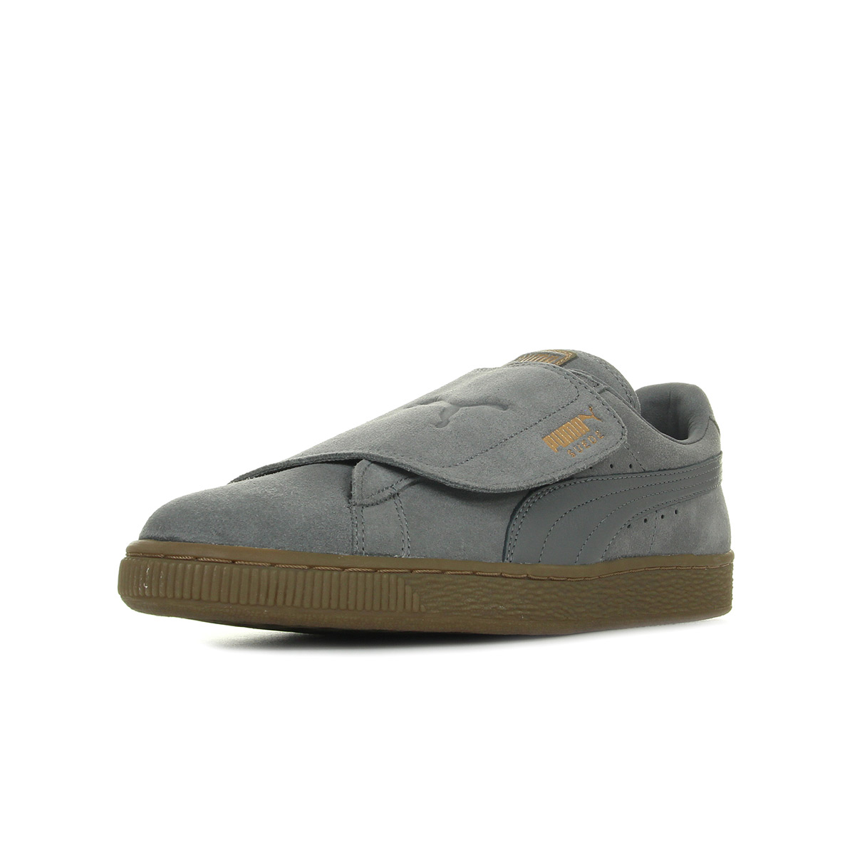 Chaussures Baskets Puma unisexe Suede Wrap Gum Burn taille Gris Grise Cuir Chaussures Baskets Puma unisexe Suede Wrap Gum Burn taille Gris Grise Cuir