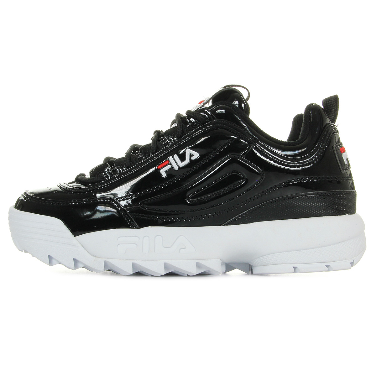 fila disruptor low black