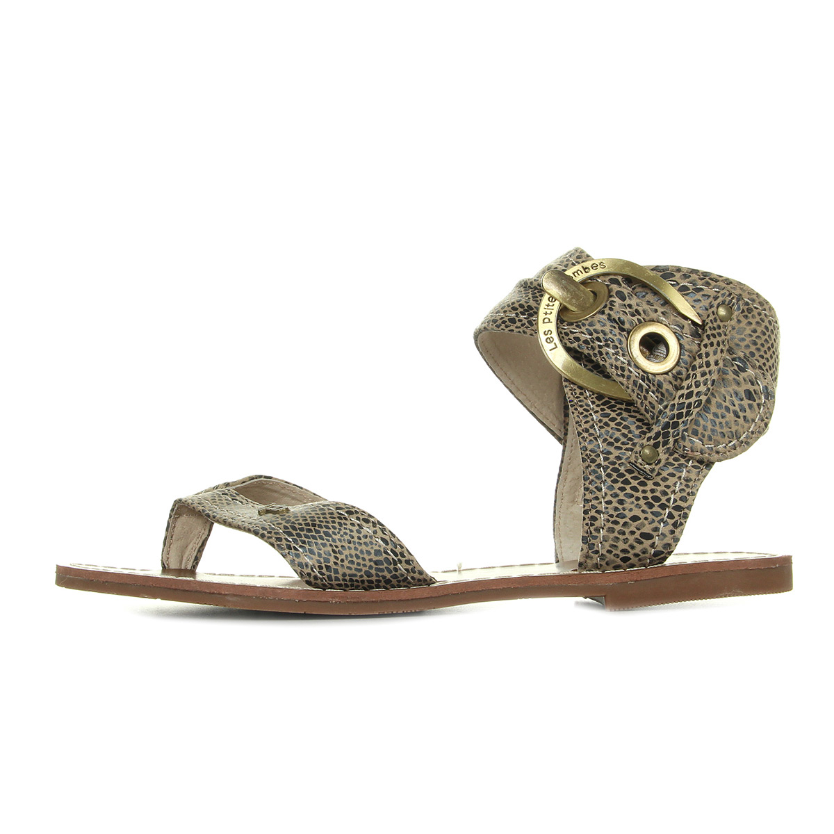 Les Petites Bombes Thalie Serpent 3THALIESBEIGE, Tongs femme