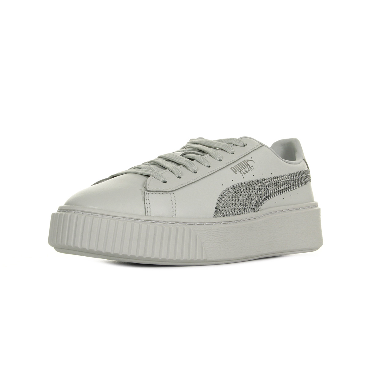 puma basket platform bling junior