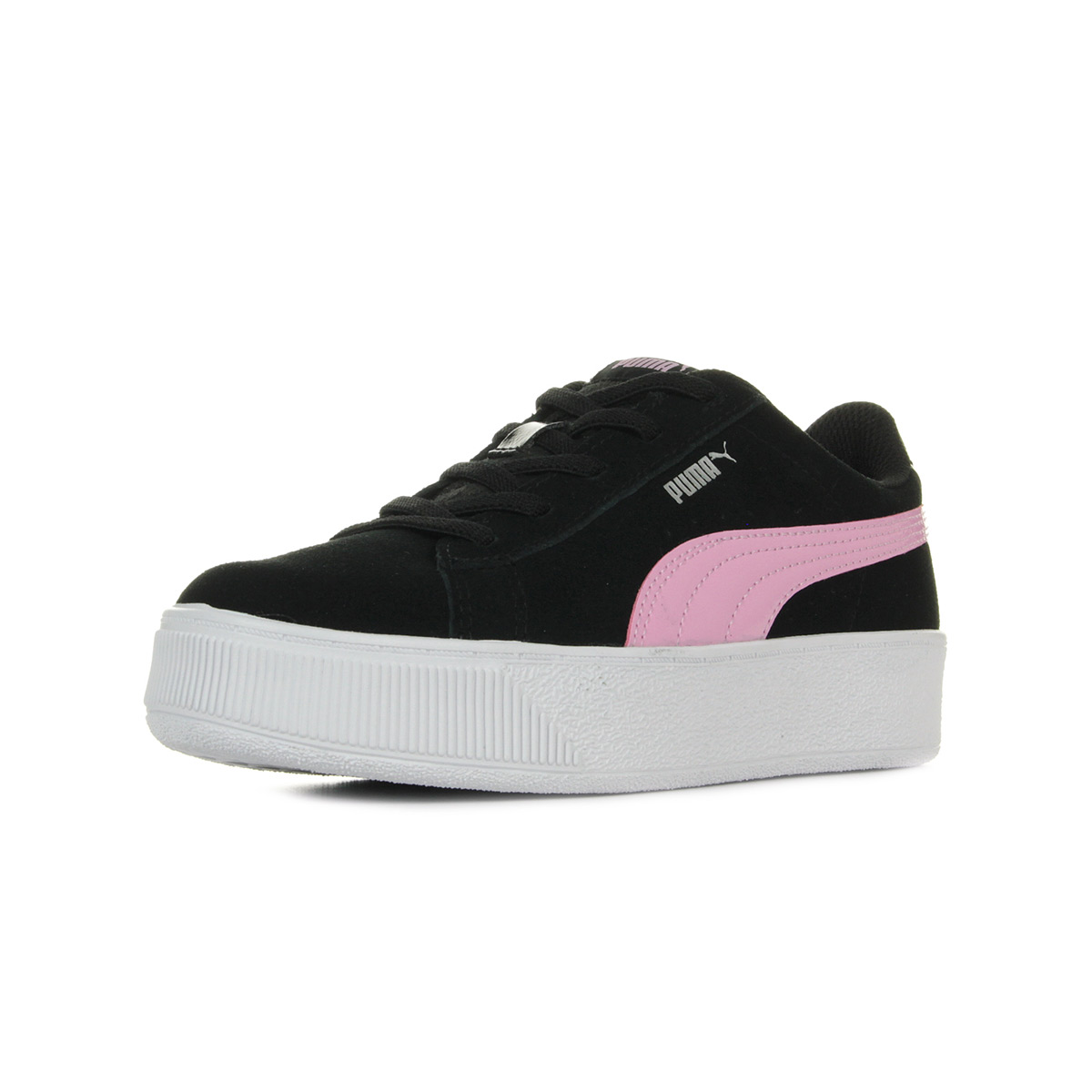 puma vikky platform noir vernis