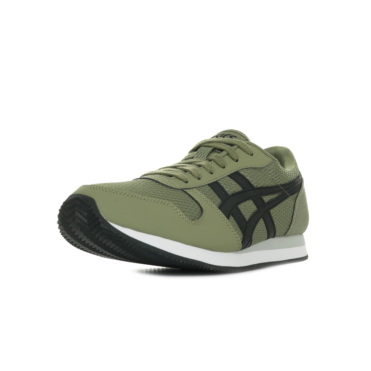 basket asics fille verte