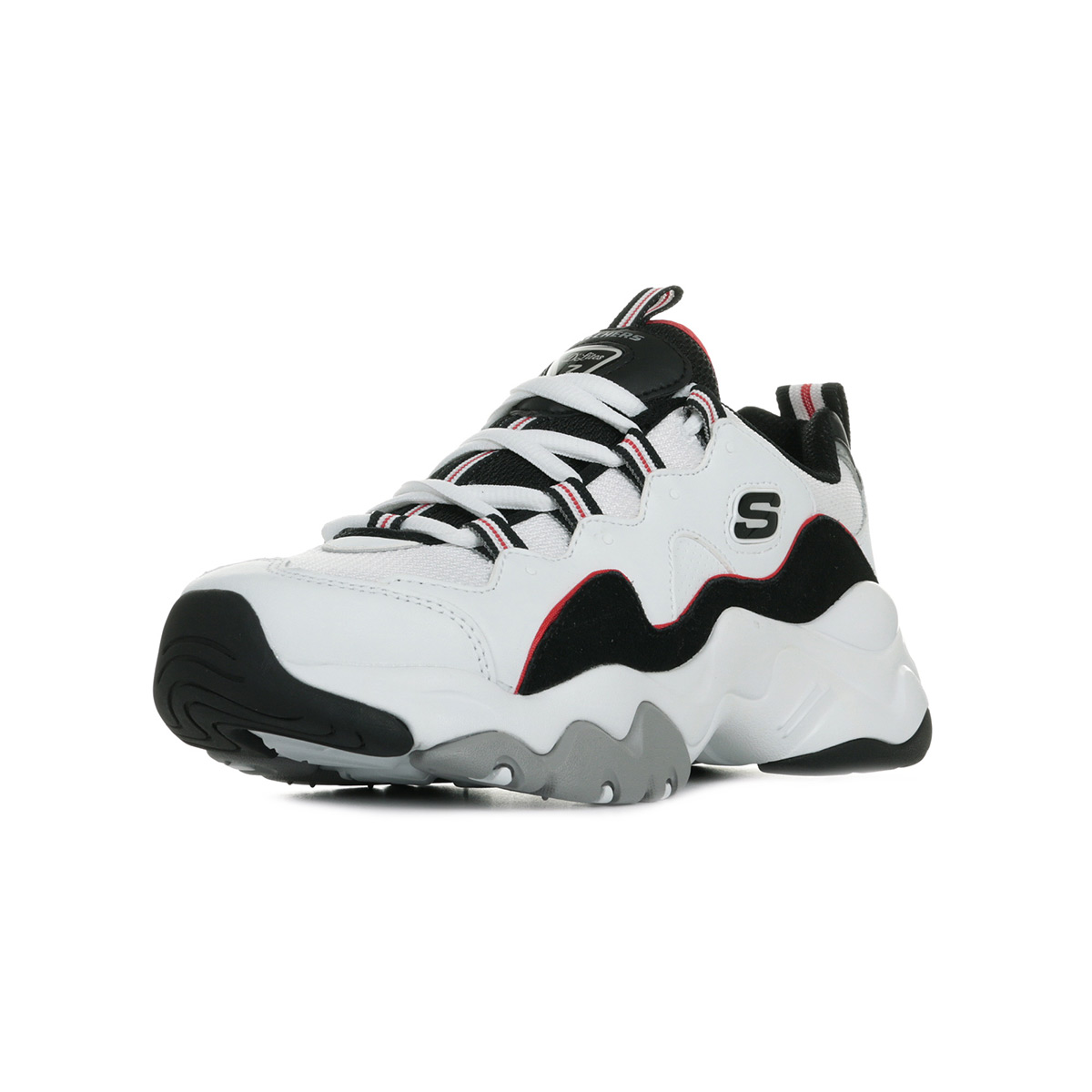 skechers d'lites rouge