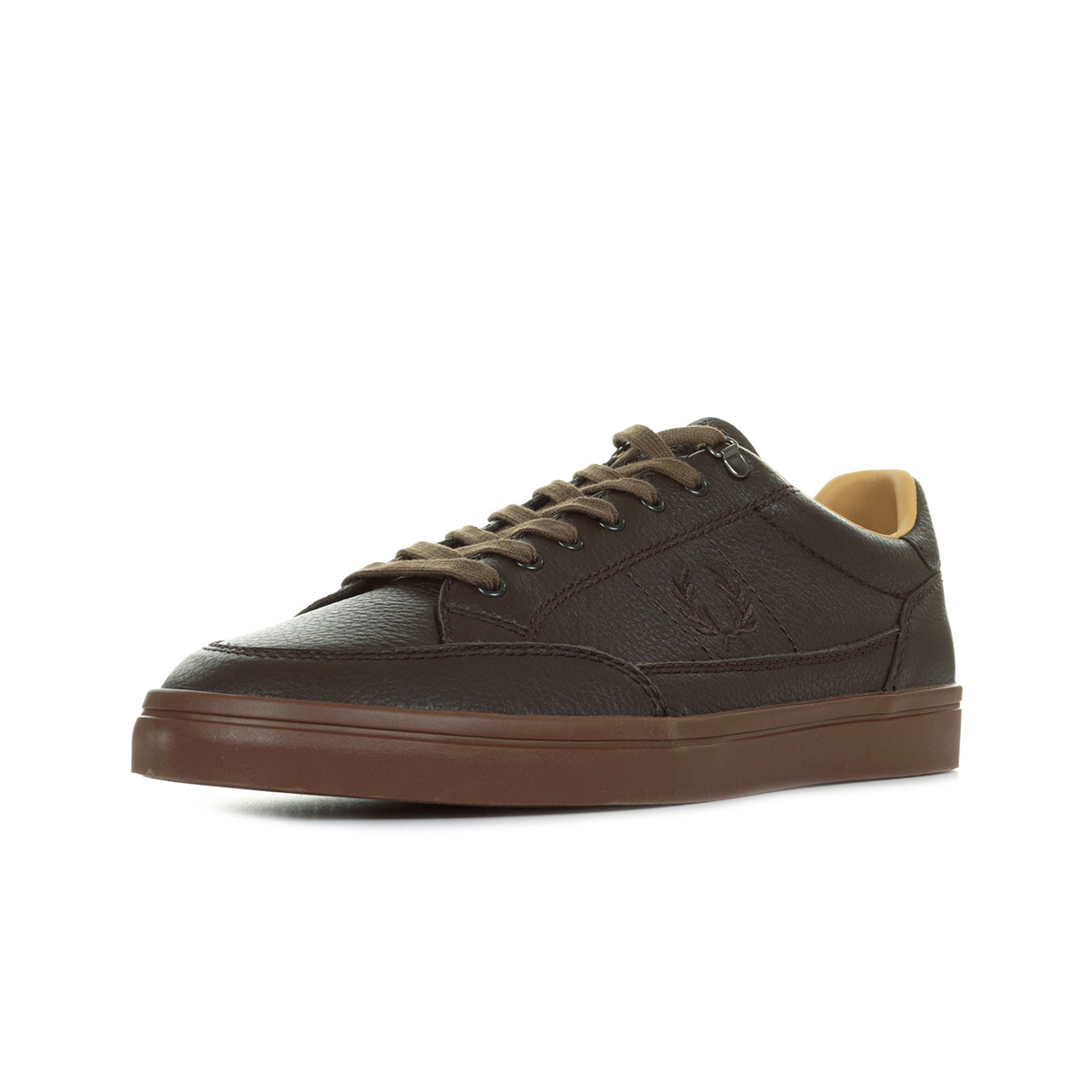 fred perry deuce leather trainers