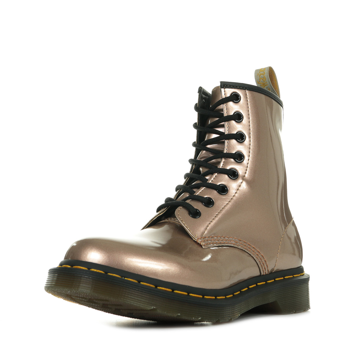 Dr. Martens 1460 Vegan "Chrome Paint Metallic" 24865716, Boots femme