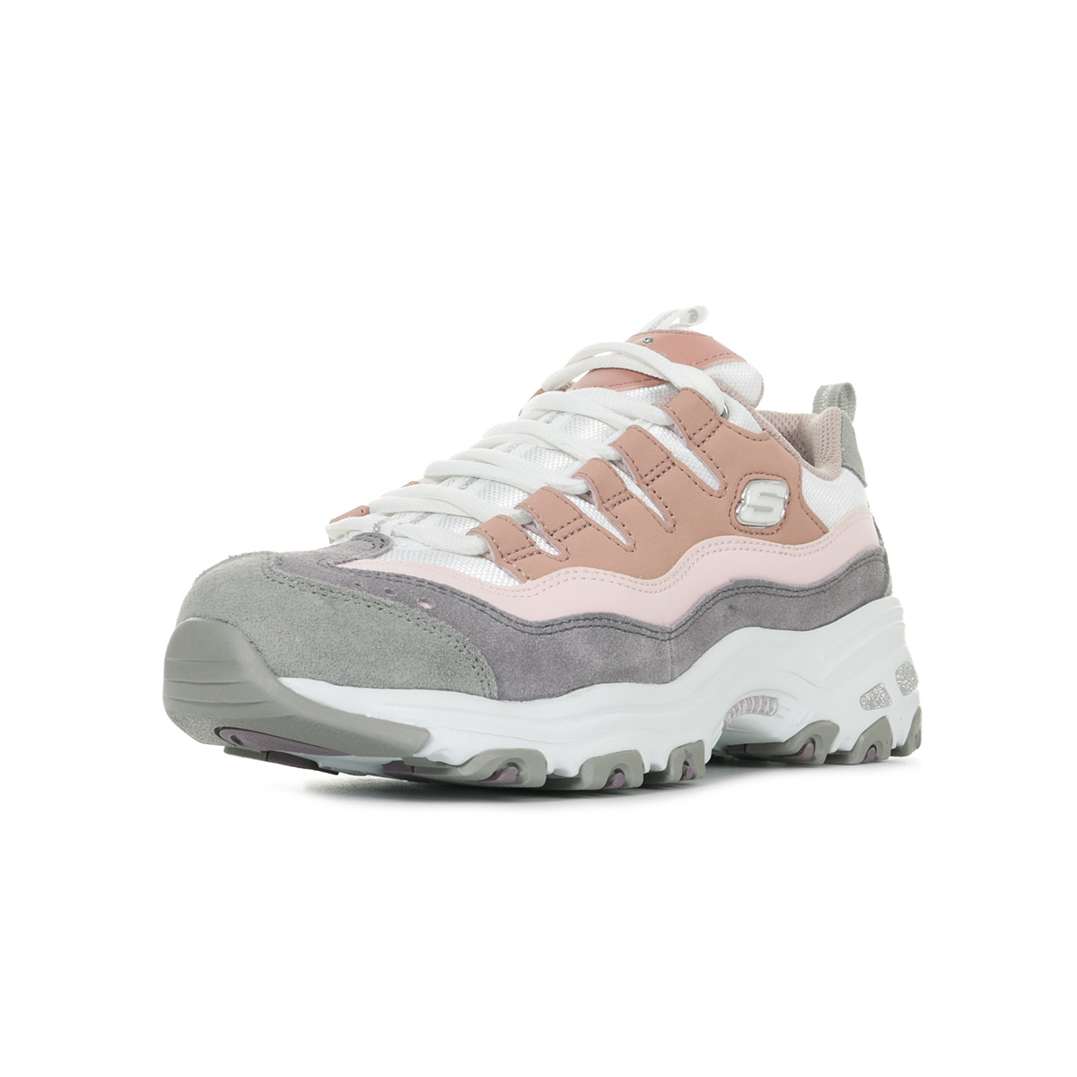 skechers d'lites femme beige