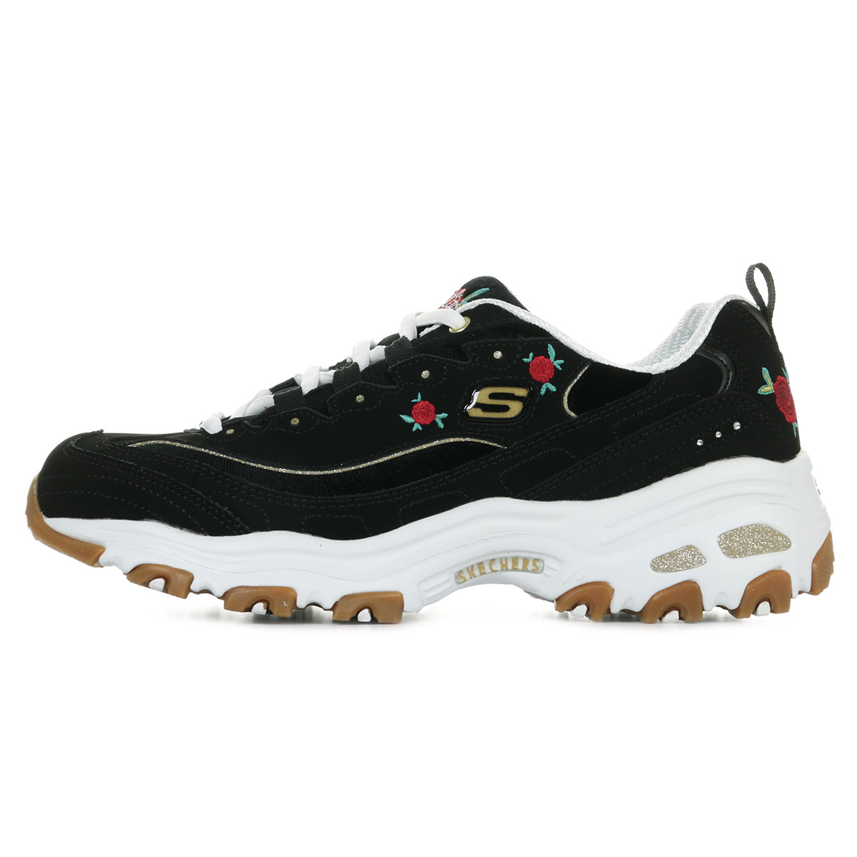 skechers d'lites femme rose