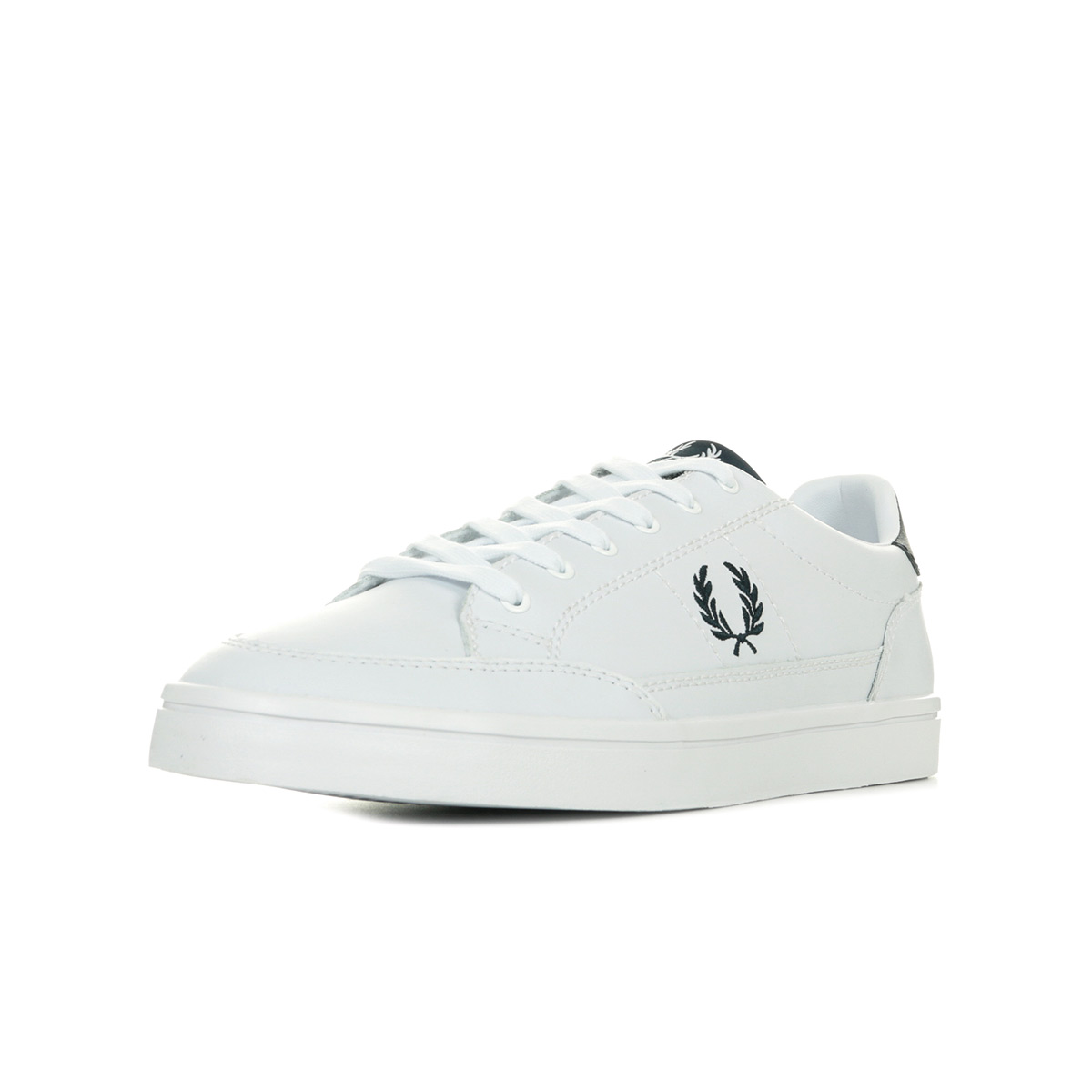 fred perry deuce leather trainers