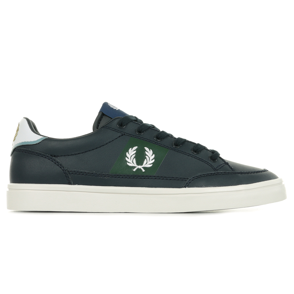fred perry deuce leather trainers