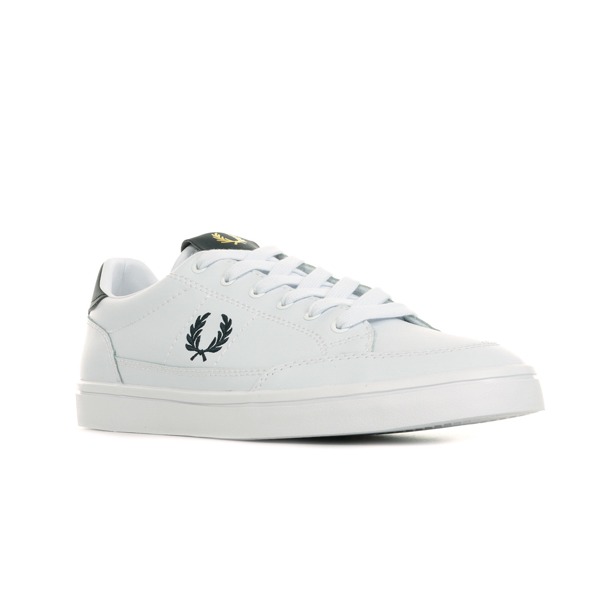 fred perry deuce leather trainers