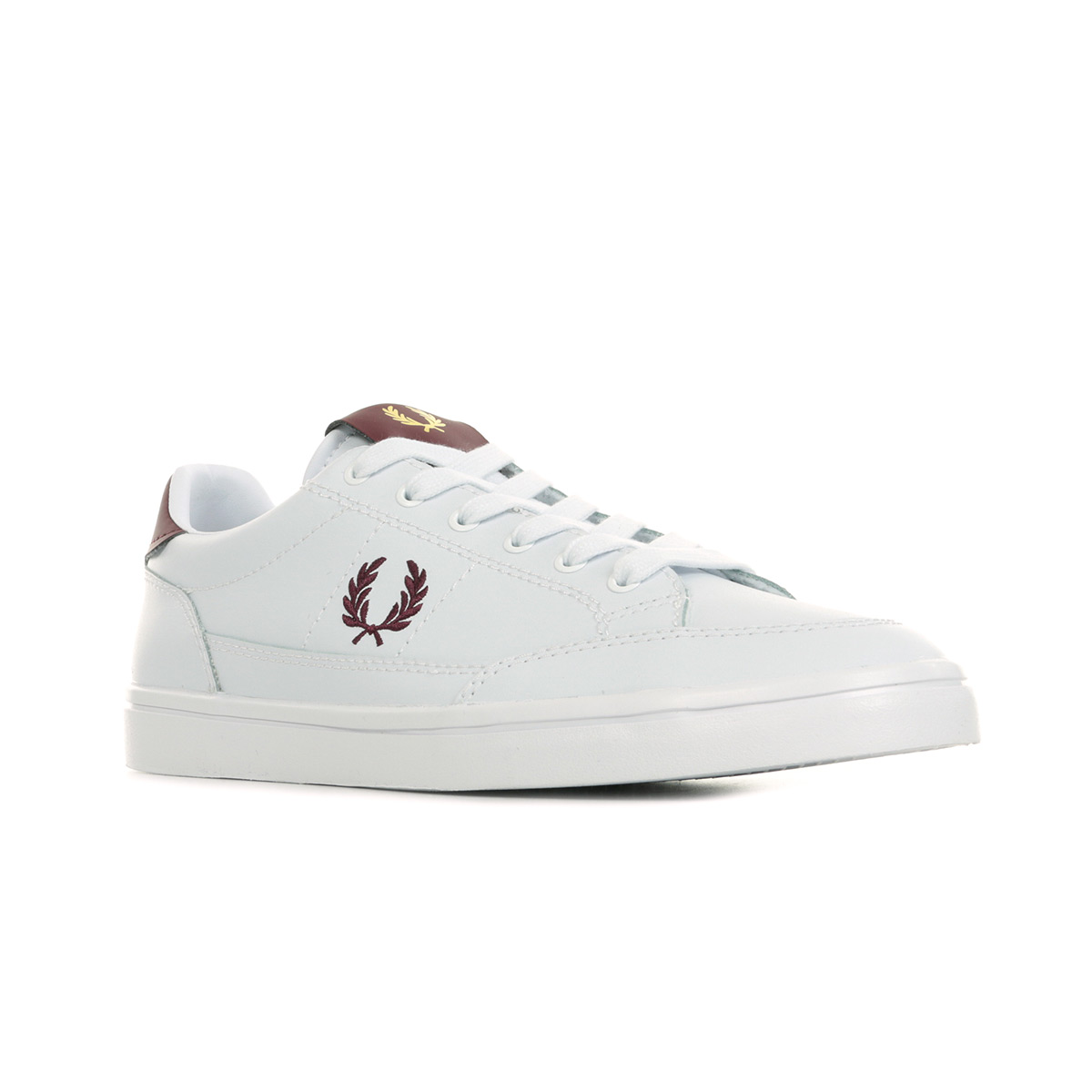 fred perry deuce leather trainers
