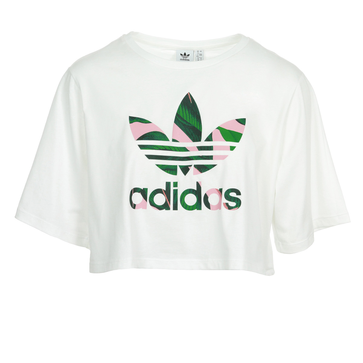 adidas Cropped Tee DH3055, T-Shirts femme