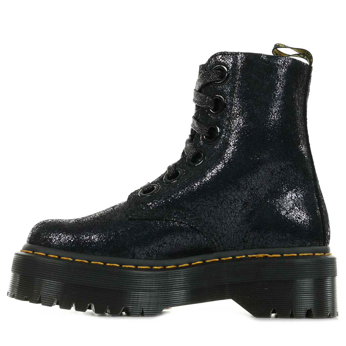 dr martens molly glitter green