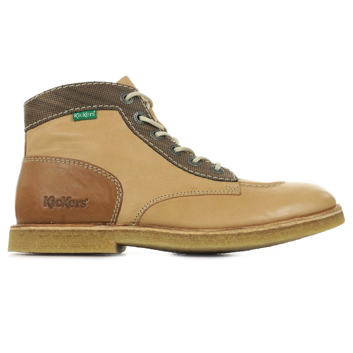 Kickers Kicklegend - Stivaletti Alla Moda Per Uomo, Pelle Morbida Con Soletta Memory Foam