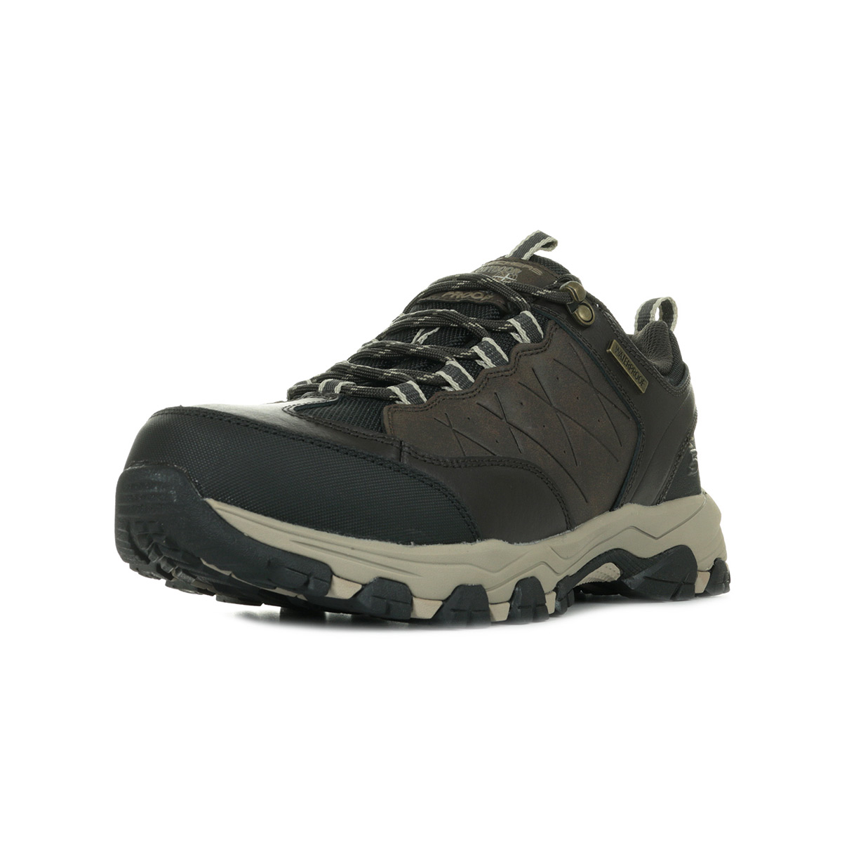 skechers running homme marron