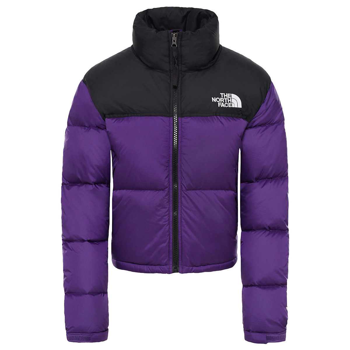 The North Face Wn's Nuptse Crop "Hero Purple" T93XE2N5N, Blousons femme