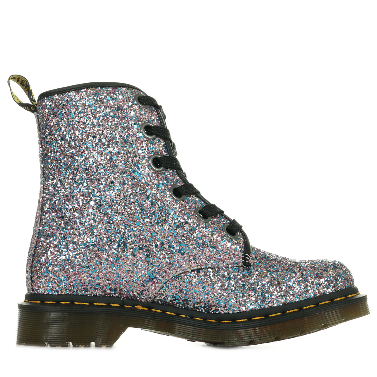 1460 farrah chunky glitter black