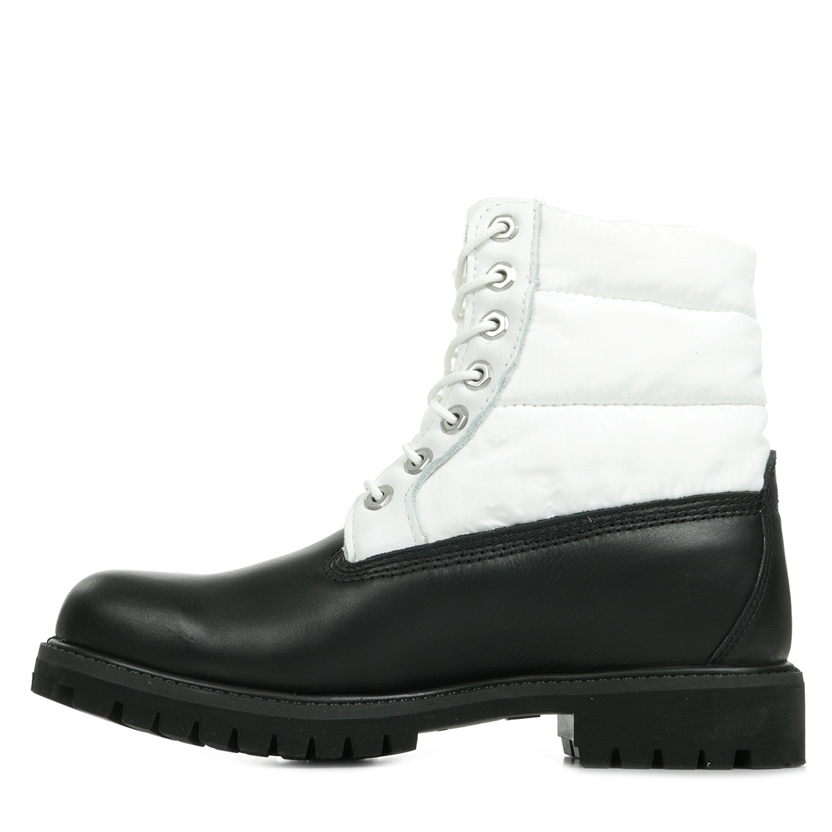 timberland black puffer boots