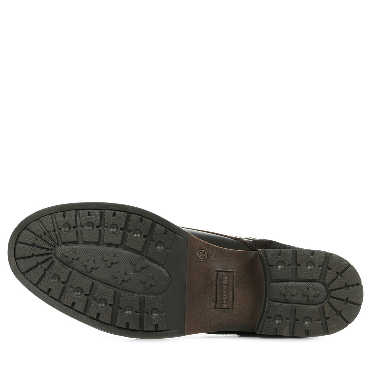 Stivaletti Redskins Yani Uomo, Pelle, Colore Cognac, Tacco 3 Cm, Chiusura Stringata