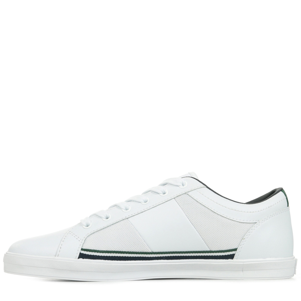 fred perry baseline leather black