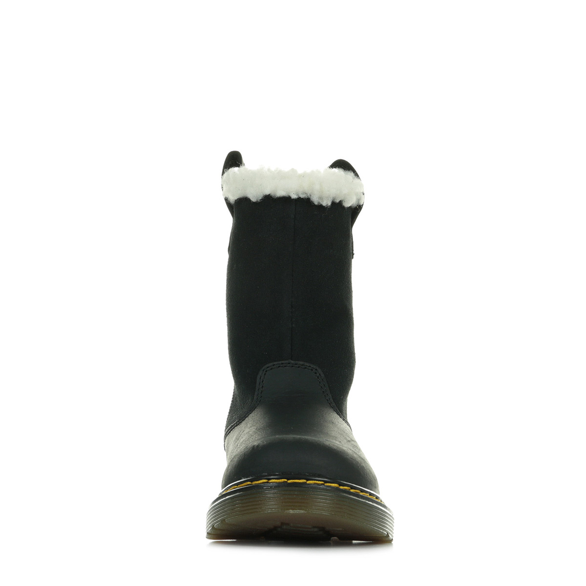 Bottines Dr Martens Juney J Cuir Noir - Fille Pointure UK 3 - Très Bon état