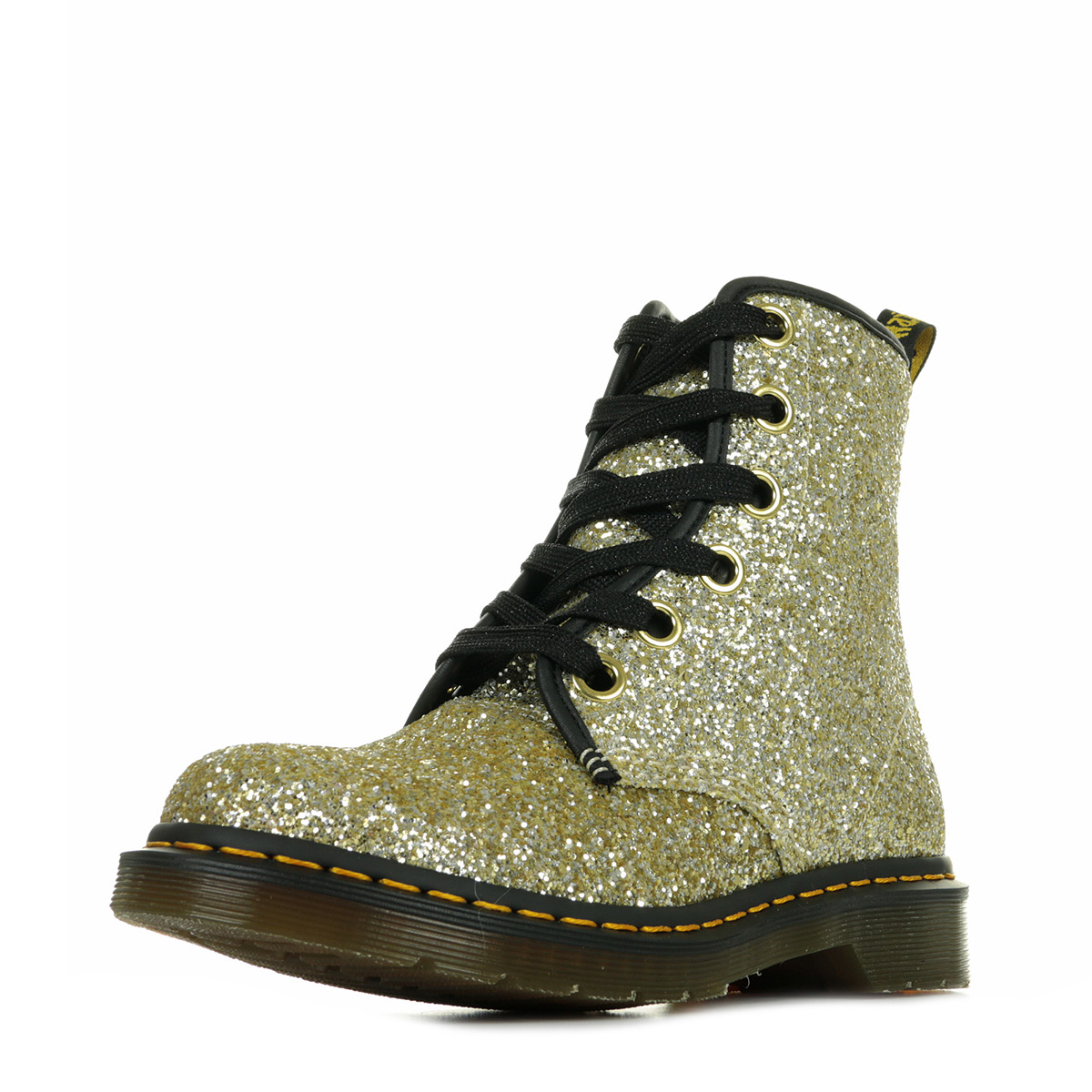 1460 farrah chunky glitter black