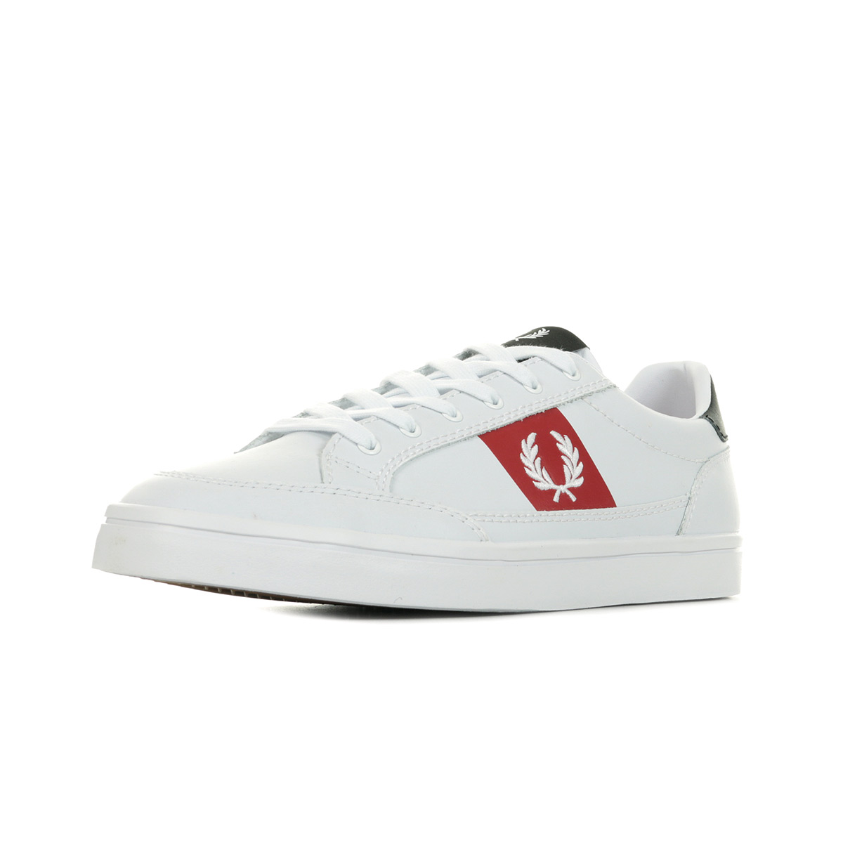 fred perry deuce leather trainers