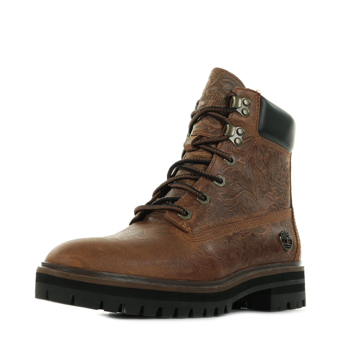 timberland london square 6 inch boots black