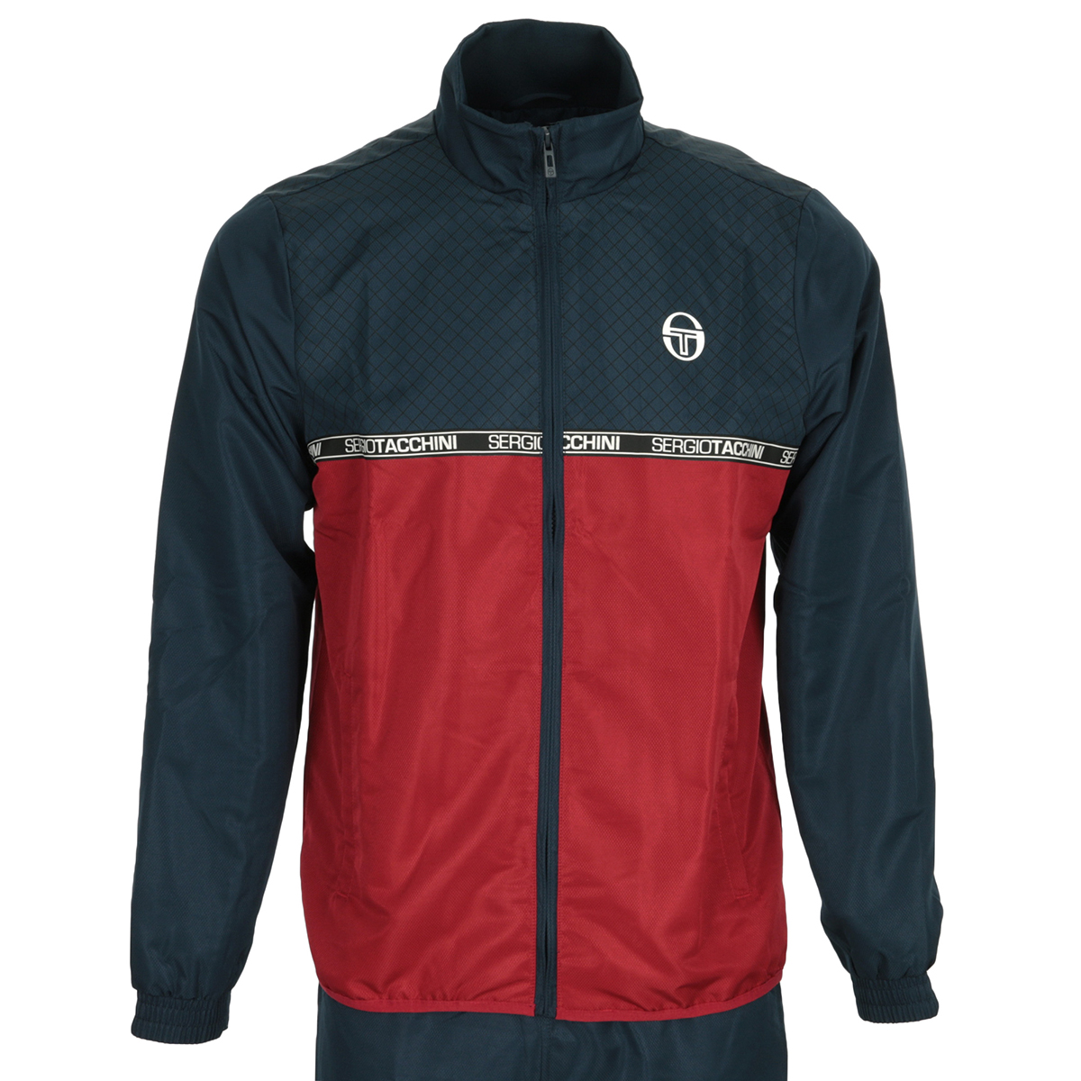 Survêtement Sergio Tacchini ATHA Pour Homme - Coupe Loose, Couleur Bleu, Taille M