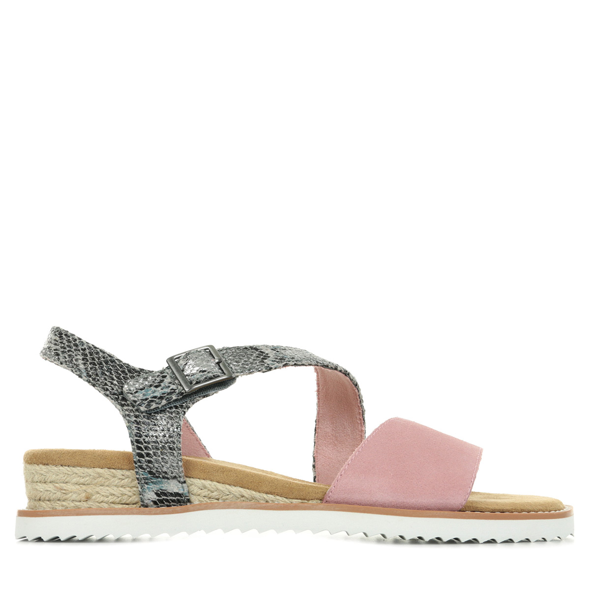 sandale skechers femme rose