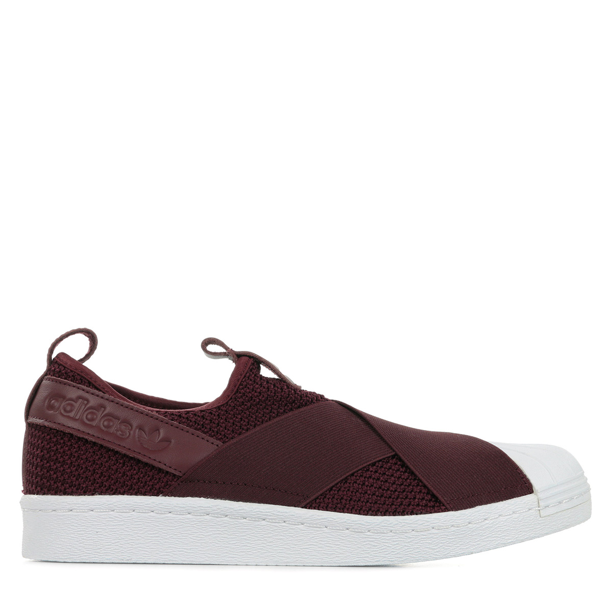 superstar slip on Marron femme