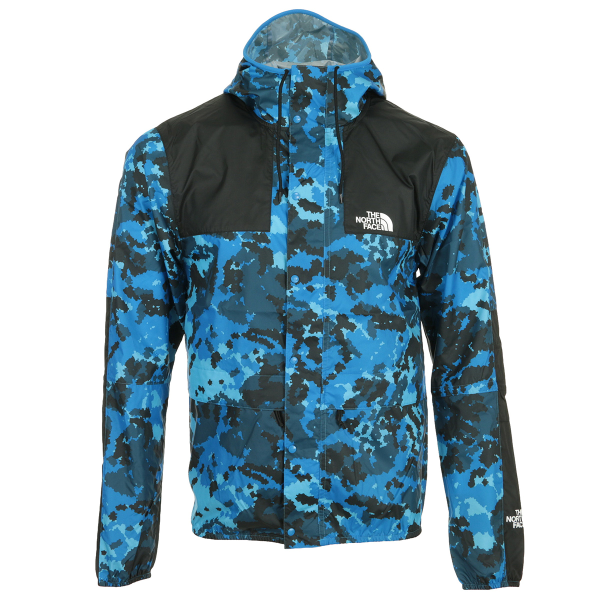 north face 1985 mountain jacket blue camo