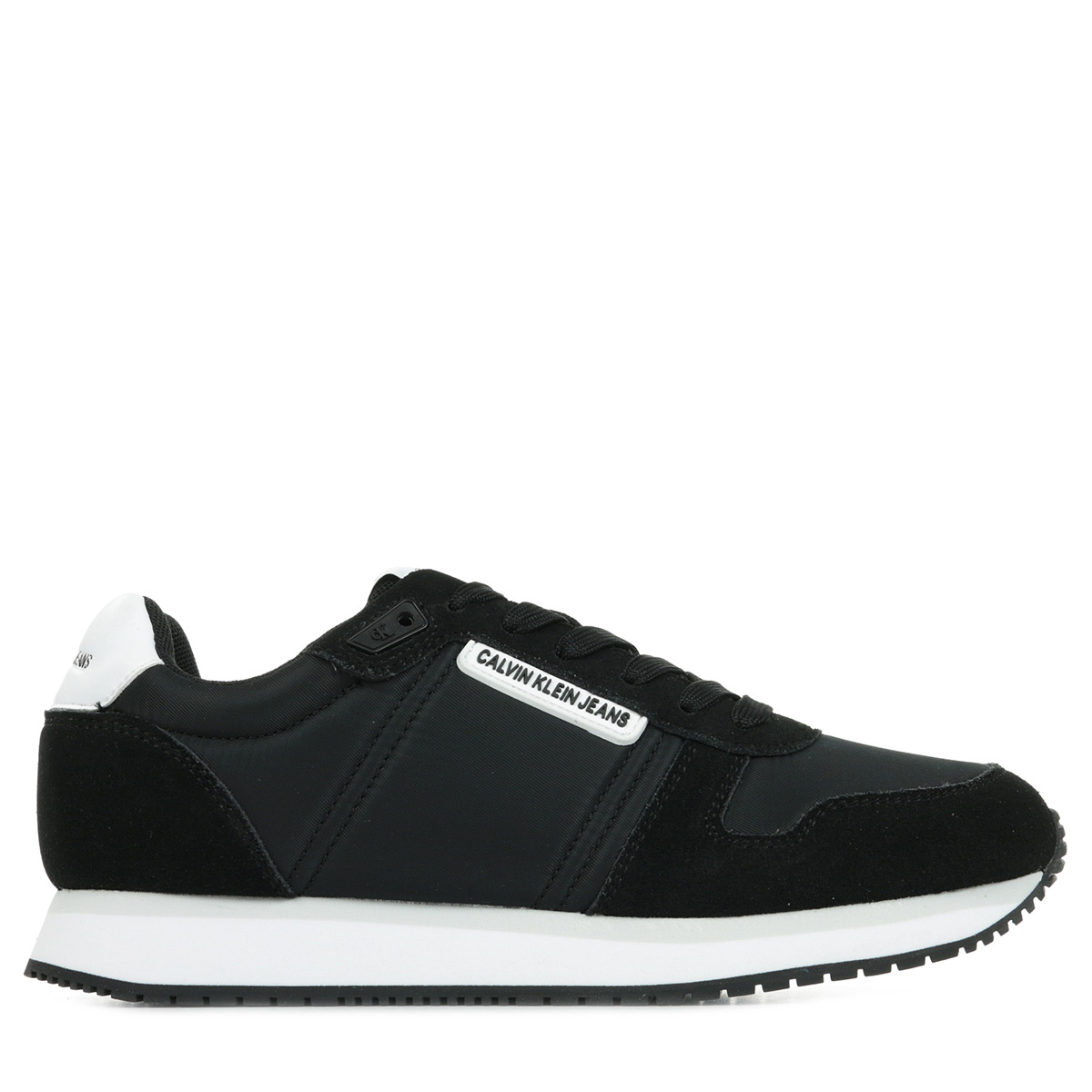 calvin klein runner sneaker laceup mesh