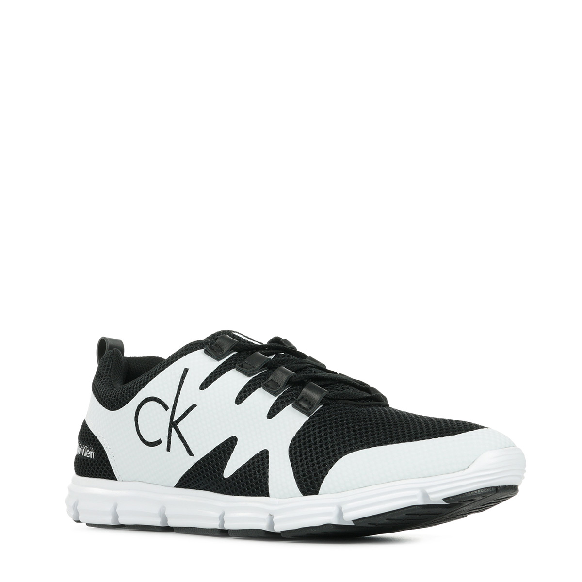 calvin klein runner sneaker laceup mesh