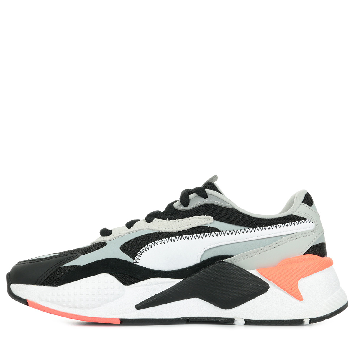 puma rs x puzzle men's black sneakers