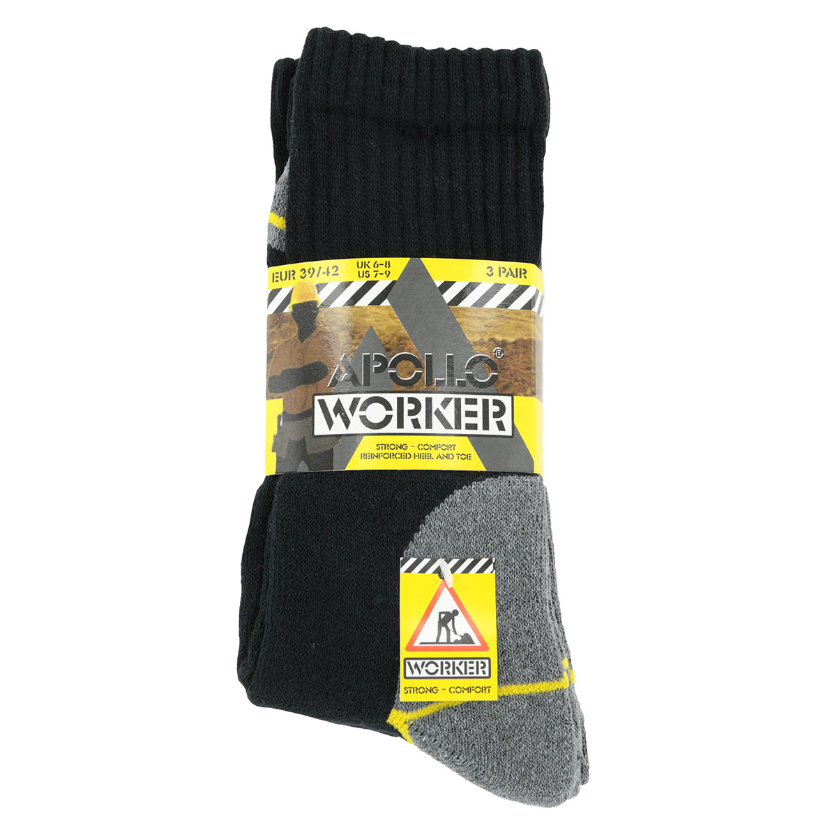 Apollo Pack x3 Socks Worker