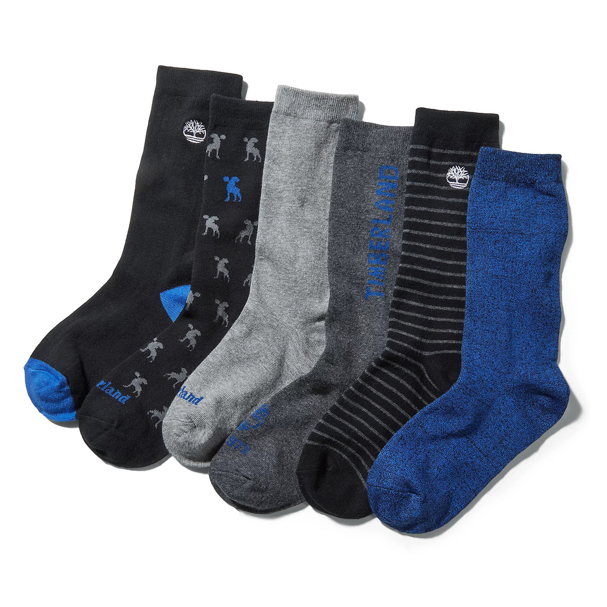 Timberland Pack 6 paires Crew Socks