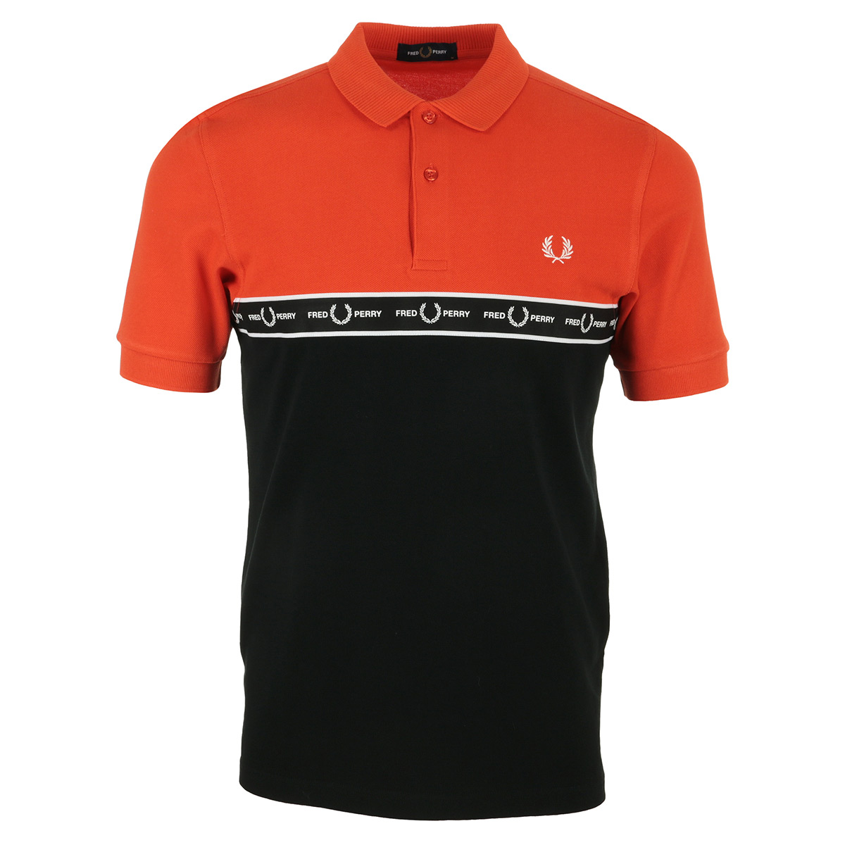 Fred Perry Taped Chest Polo Shirt