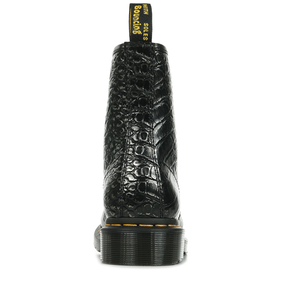 Dr. Martens 1460 Stivali Donna Pelle Verniciata - 8 Occhielli, Suola AirWair Antiscivolo, Cuoio Goodyear