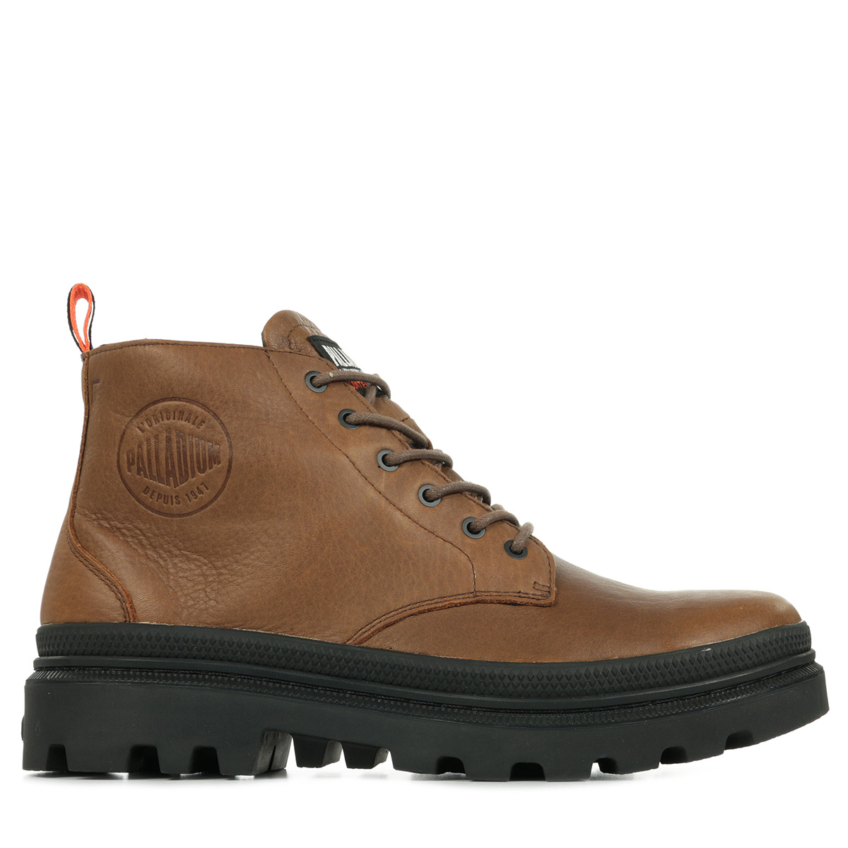 bottes palladium cuir