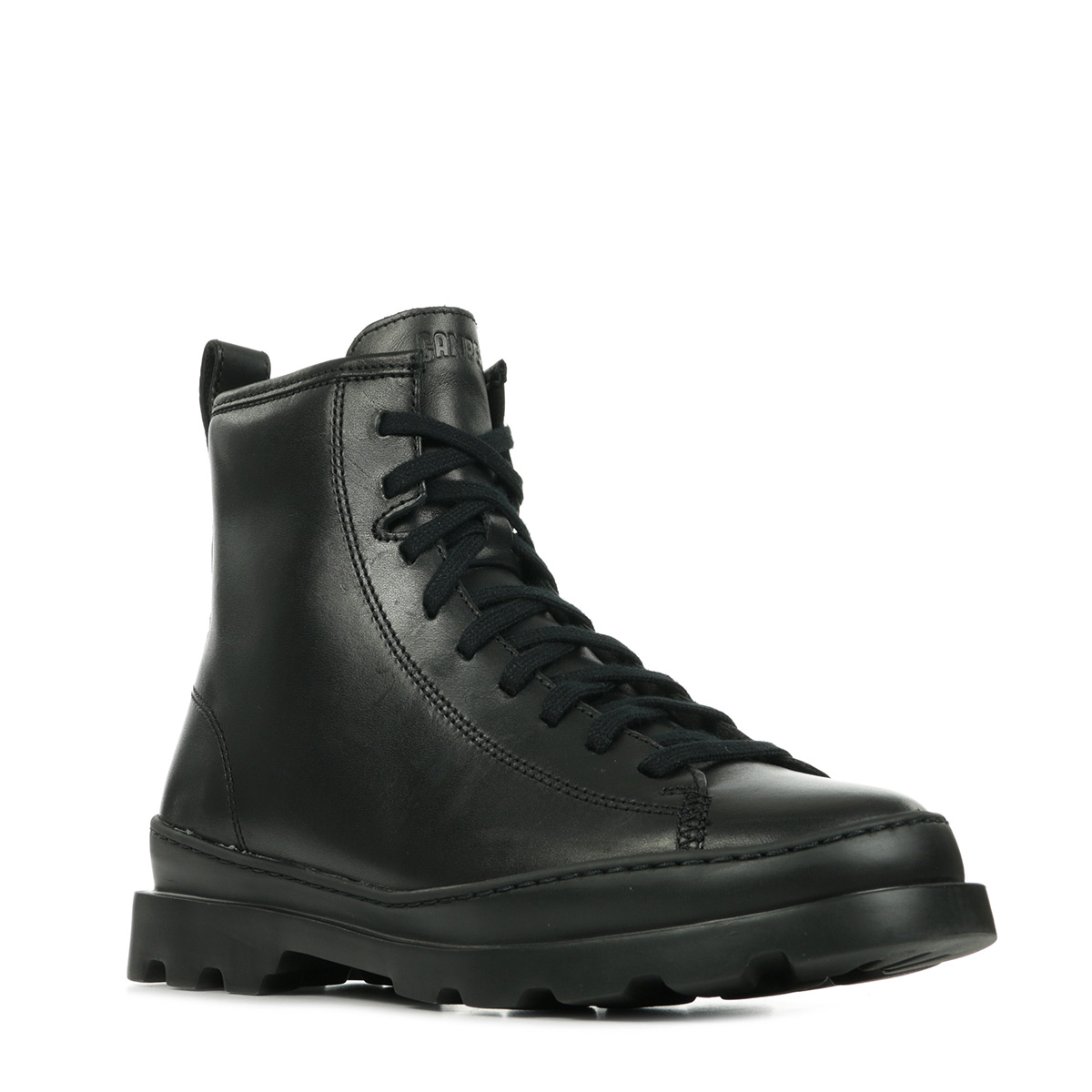 Bottines Bébé Mixte Camper Brutus K900291 | Cuir Gris Métallisé | Semelle OrthoLite Recyclée | Pour Premiers Pas | Souple Et Antidérapante