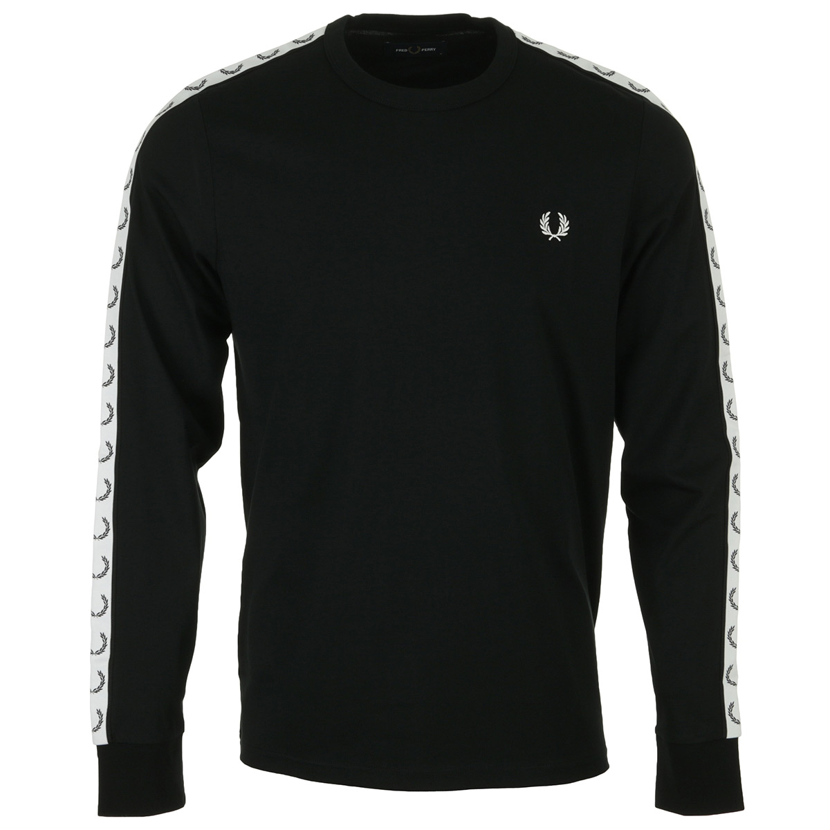 Fred Perry Taped Long Sleeve Tee Shirt
