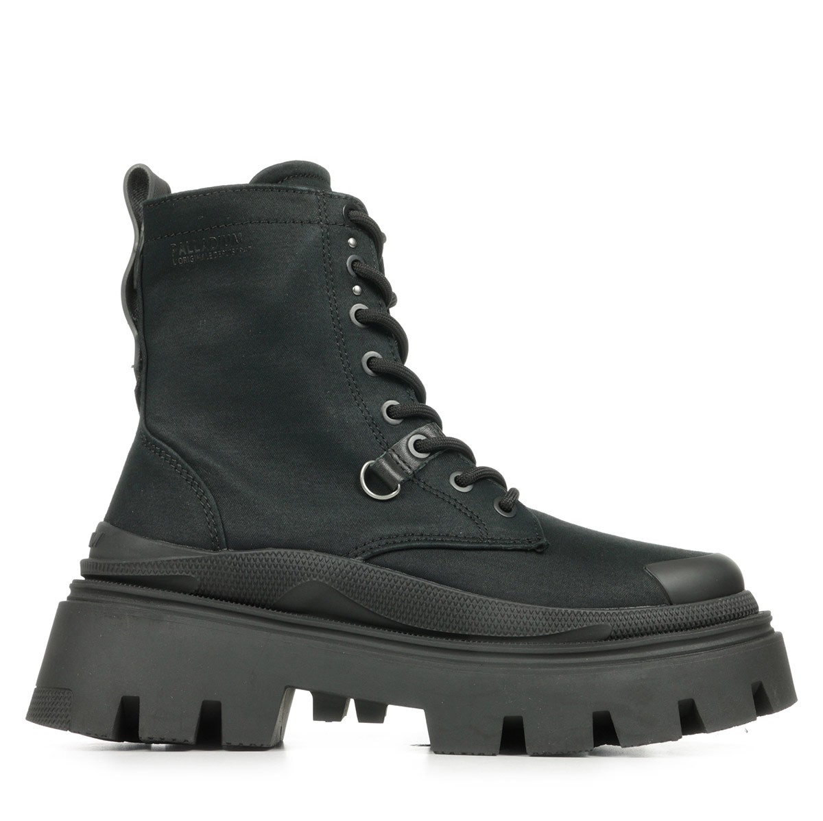 Palladium Pallasquad Ankle Boot Donna – Pelle Pieno Fiore E Nylon, Suola In Gomma, Water Resistant - 5