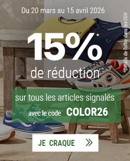 Offres de printemps -15%